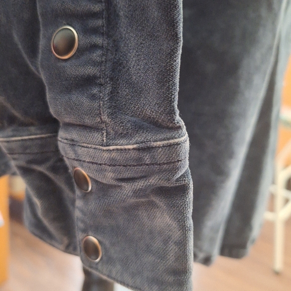 Lucky Brand Blue Velvet Western Shirt - Picture 4 of 4